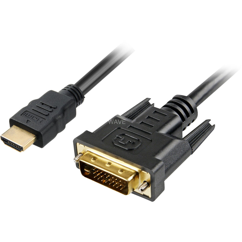Load image into Gallery viewer, Sharkoon hdmi > dvi-d adapter (zwart, 5 meter, dual-link)