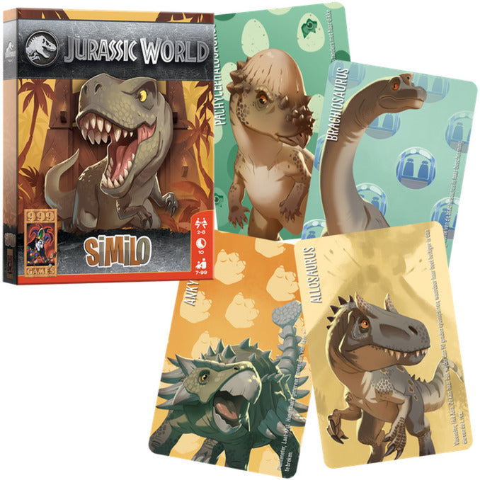 Load image into Gallery viewer, 999games 999 games similo: jurassic world kaartspel (nederlands, 2 - 8 spelers, 10 minuten, vanaf 7 jaar)