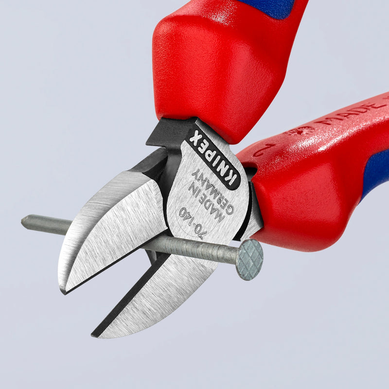 Load image into Gallery viewer, Knipex zijsnijtang 70 02 140 kniptang (rood blauw)