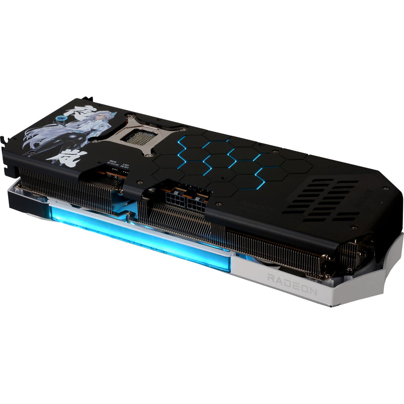 Afbeelding laden in galerijviewer, Powercolor radeon rx 9070 xt hellhound reva16gb limited edition grafische kaart (wit zwart, rdna4, gddr6, 3x displayport, 1x hdmi)