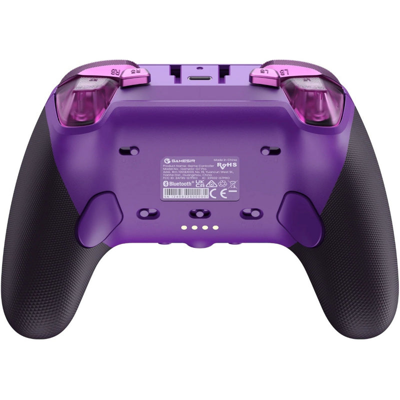ギャラリービューアに画像をロードする, Gamesir g7 pro he tri-mode wireless controller - plum purple (paars, usb 2,4 ghz bluetooth, xbox series x|s, xbox one, pc, android)
