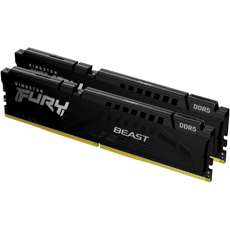 Chargez l'image dans la visionneuse de la galerie, Kingston fury beast 32 gb ddr5-5600 (2x 16 gb) werkgeheugen (zwart, kf556c36bbek2-32, xmp 3.0, expo)