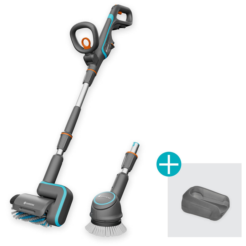 Load image into Gallery viewer, Gardena aquabrush universal accu-multireiniger 04 18v p4a solo vloerreiniger (grijs turquoise, 14842-55, power for all alliance, accu en lader niet inbegrepen)