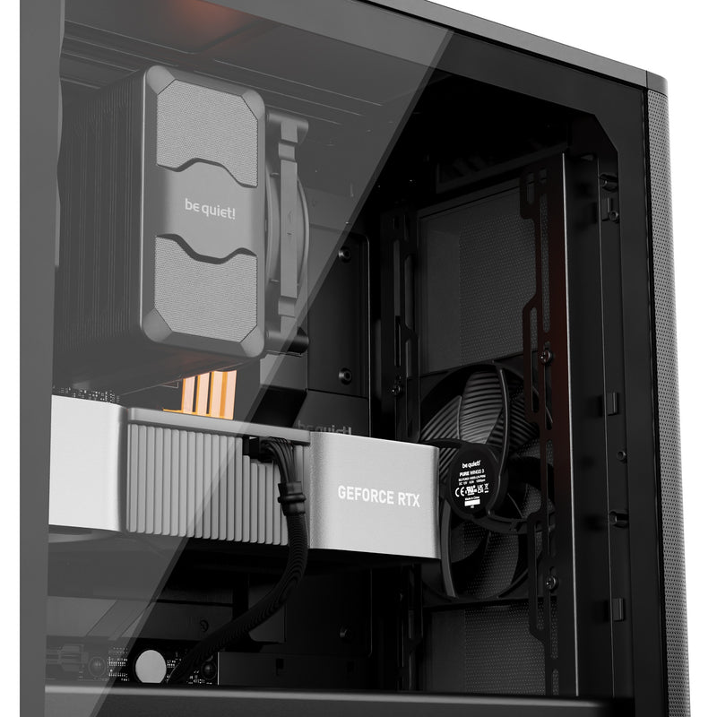 Load image into Gallery viewer, Be quiet! pure base 501 airflow window midi tower behuizing (zwart | 2x usb-a | 1x usb-c | tempered glass)