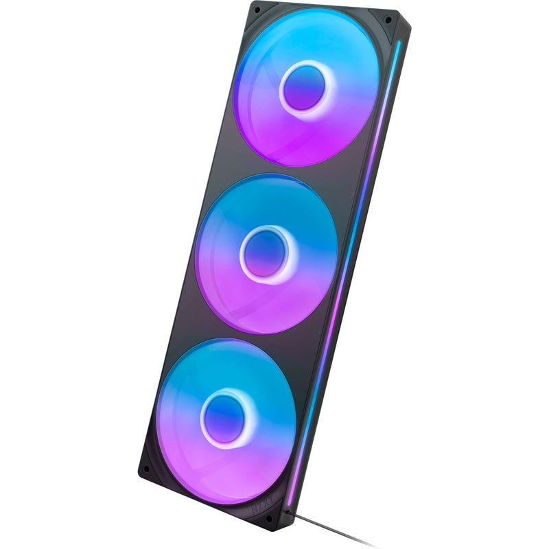 Load image into Gallery viewer, Nzxt f360 rgb core case fans (zwart, 3 stuks, 360 x 120 x 26 mm)