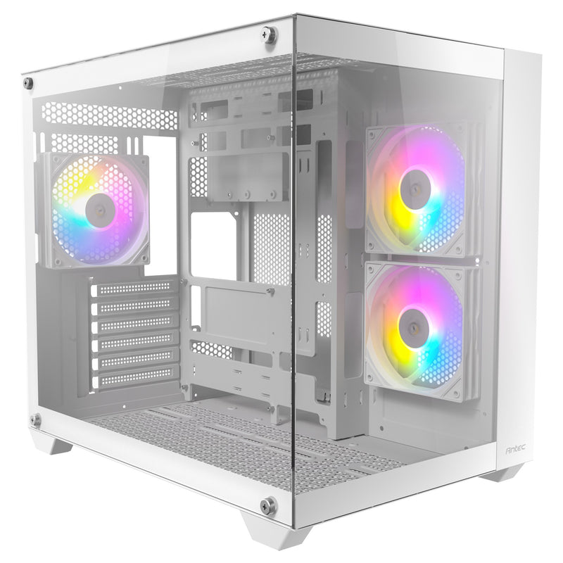Load image into Gallery viewer, Antec cx800 argb midi tower behuizing (wit | 2x usb-a | tempered glass)