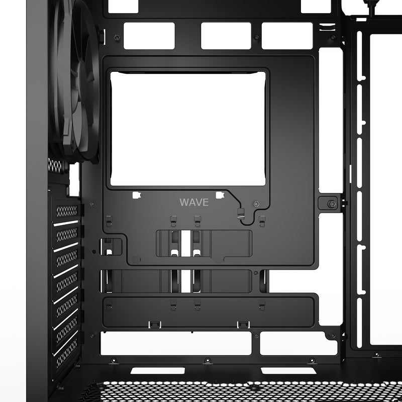 Load image into Gallery viewer, Sharkoon ak4 rgb strip midi tower behuizing (zwart | 2x usb-a | 1x usb-c | rgb)