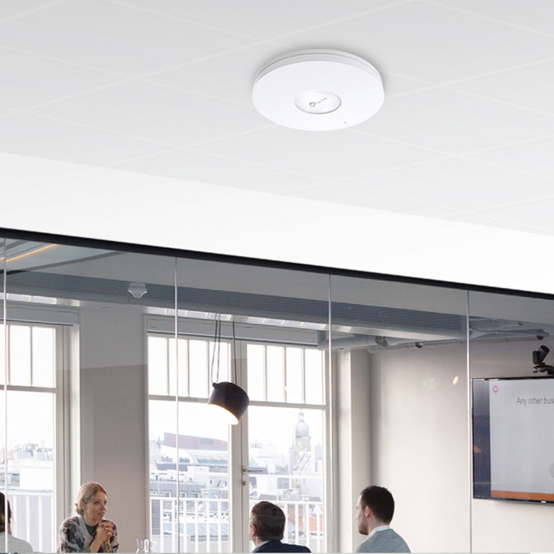 Laden Sie das Bild in Galerie -Viewer, Tp-link omada eap670 ax5400 wifi 6 access point voor plafondmontage mesh access point (wit, poe)