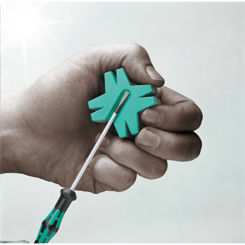 Load image into Gallery viewer, Wera kraftform 12sb1 micro-schroevendraaierset (zwart groen, voor elektrische apparaten)