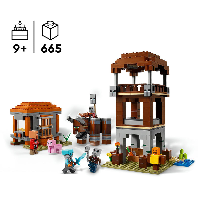 Load image into Gallery viewer, Lego minecraft 21278 de plunderaar buitenpost en verwoester