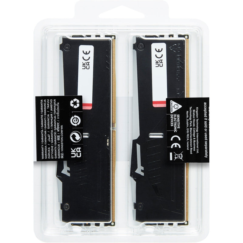 Afbeelding laden in galerijviewer, Kingston fury beast rgb 32 gb ddr5-5600 (2x 16 gb) werkgeheugen (zwart, kf556c36bbeak2-32, xmp 3.0, expo)