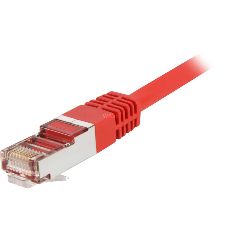 Load image into Gallery viewer, Sharkoon patchkabel rj45 cat.5e s ftp 10m (rood)