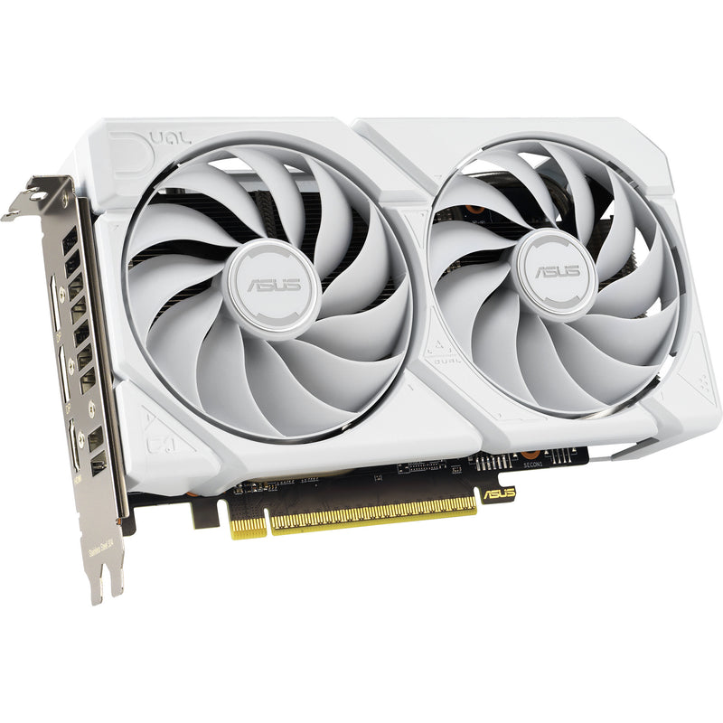 Afbeelding laden in galerijviewer, Asus radeon rx 9060 xt dual white edition 16gb grafische kaart (wit, rdna4, gddr6, 2x displayport, 1x hdmi 2.1)