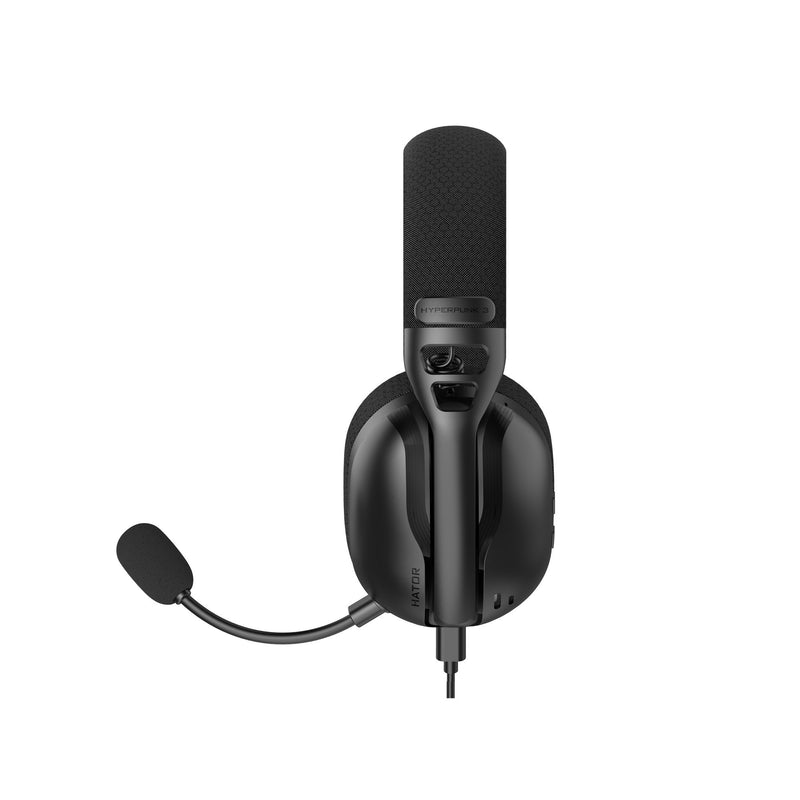 ギャラリービューアに画像をロードする, Hator hyperpunk 3 usb over-ear gaming headset (zwart, virtual 7.1 surround sound, usb-a usb-c bluetooth)
