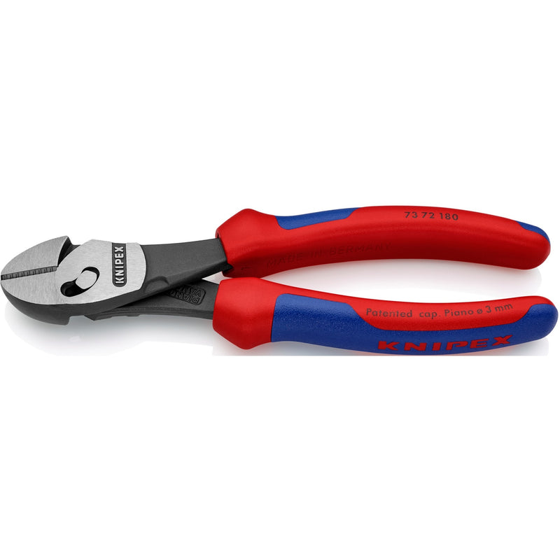 Load image into Gallery viewer, Knipex twinforce zijsnijtang 7372180 kniptang (rood blauw)