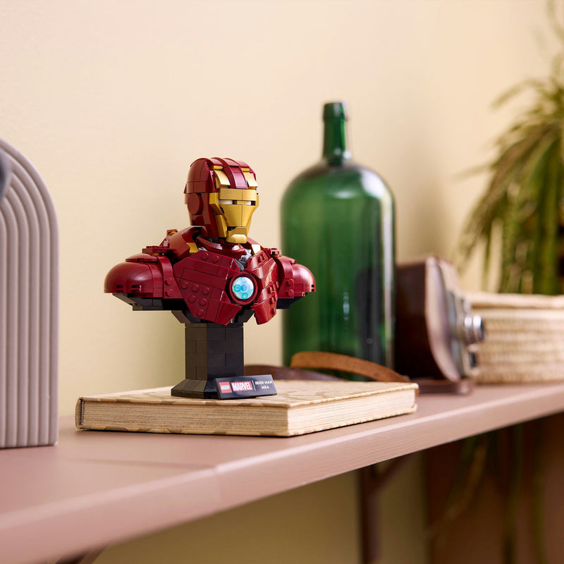 Load image into Gallery viewer, Lego super heroes marvel 76327 iron man mk4 buste