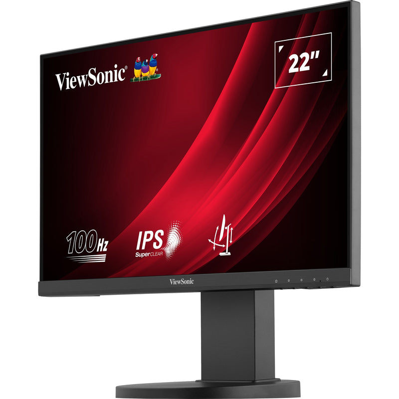 Afbeelding laden in galerijviewer, Viewsonic vg2208a 22 monitor (zwart, 1x hdmi, 1x displayport, usb-c, usb-a, sound, 100 hz)