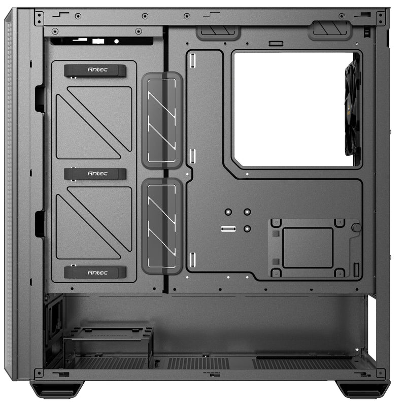 Afbeelding laden in galerijviewer, Antec p7 s midi tower behuizing (zwart zilver | 2x usb-a | 1x usb-c)