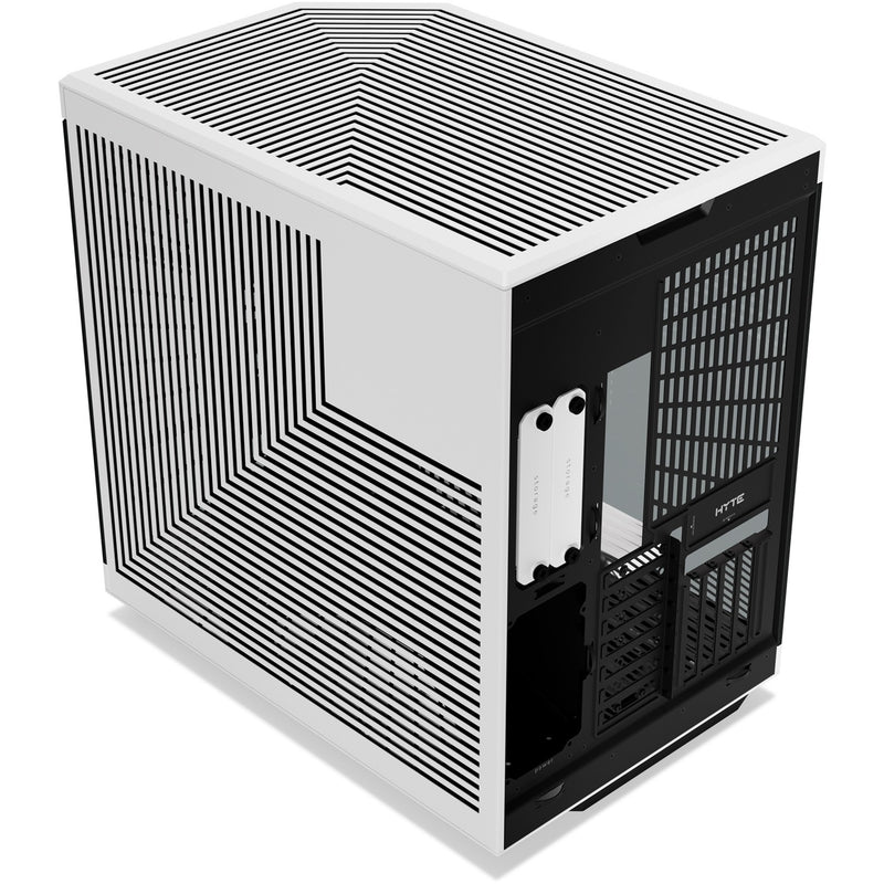 Load image into Gallery viewer, Hyte y70 touch infinite midi tower behuizing (wit zwart | 2x usb-a | 1x usb-c | tempered glass)