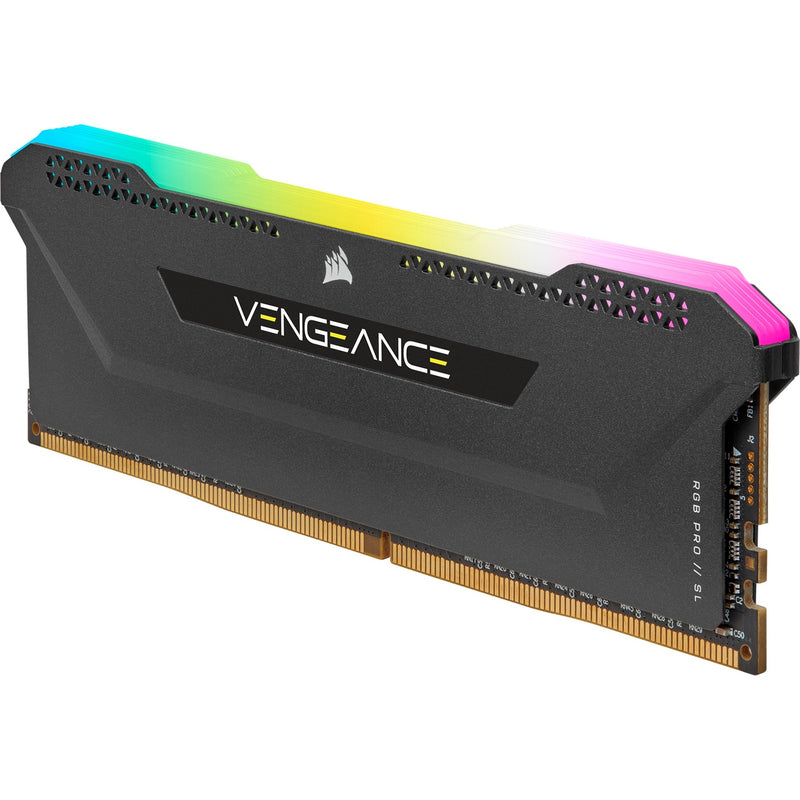 Load image into Gallery viewer, Corsair 16 gb ddr4-3200 (2x 8 gb) kit werkgeheugen (zwart, cmh16gx4m2e3200c16, vengeance rgb pro sl, xmp 2.0)