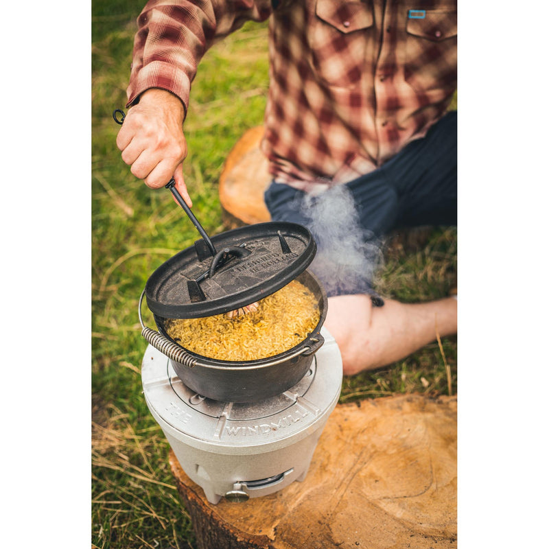 Afbeelding laden in galerijviewer, The windmill dutch oven 4,5 qt kookpan (zwart, ø 25.5 cm | 3.8 liter)