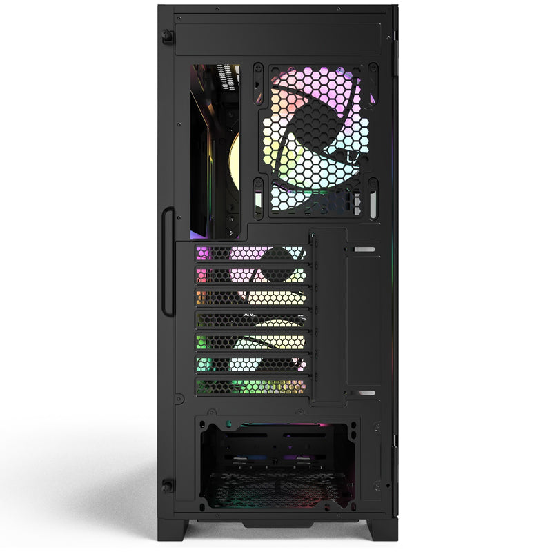 Load image into Gallery viewer, Montech air 1000 premium midi tower behuizing (zwart | 3x usb-a | tempered glass)