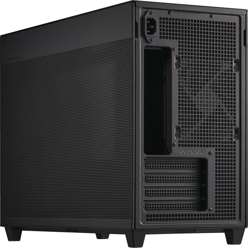 Afbeelding laden in galerijviewer, Asus prime ap201 mini tower behuizing (zwart | 2x usb-a | 1x usb-c)