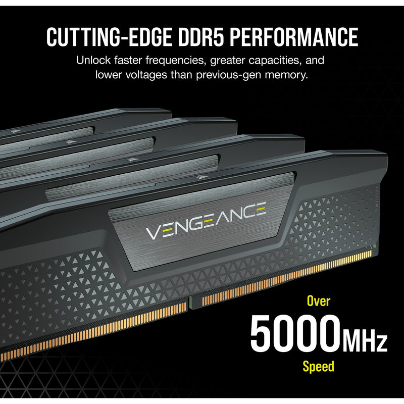 Load image into Gallery viewer, Corsair vengeance 32 gb ddr5-6000 (2x 16 gb) werkgeheugen (zwart, cmk32gx5m2b6000c30, xmp 3.0)