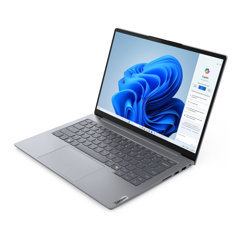 ギャラリービューアに画像をロードする, Lenovo thinkbook 14 g7 arp (21mv00gqmh) 14 laptop (grijs | r5 7535hs | radeon 660m | 16 gb | 512 gb ssd)