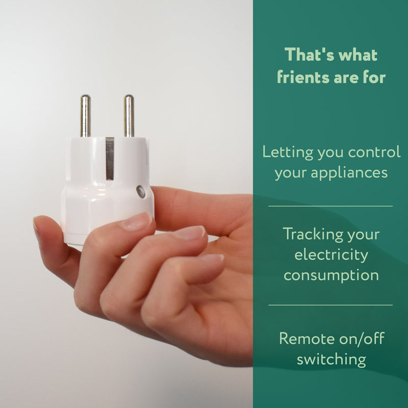 Afbeelding laden in galerijviewer, Frient smart plug mini 2 type e (frans) stekker (wit, zigbee 3.0)