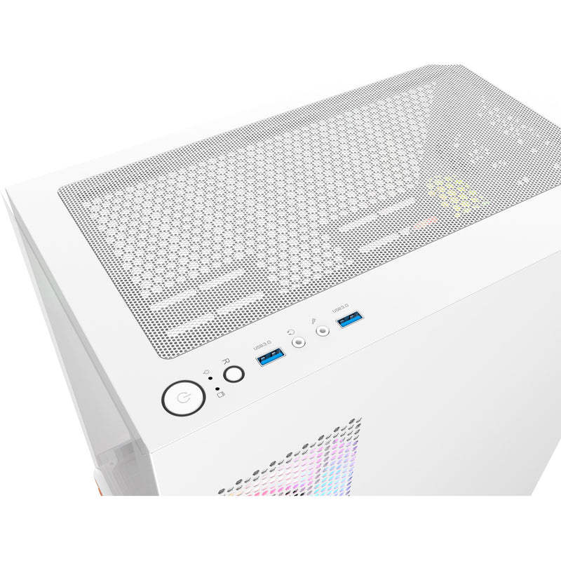 Load image into Gallery viewer, Thermaltake view 170 ws argb mini tower behuizing (wit houtkleur | 2x usb-a | rgb | tempered glass)