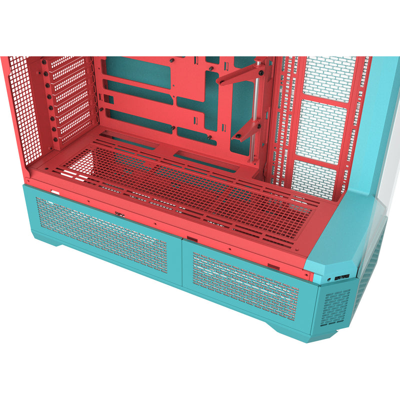 ギャラリービューアに画像をロードする, Thermaltake view 600 tg mint strawberry big tower behuizing (mint bes | 2x usb-a | 1x usb-c | tempered glass)