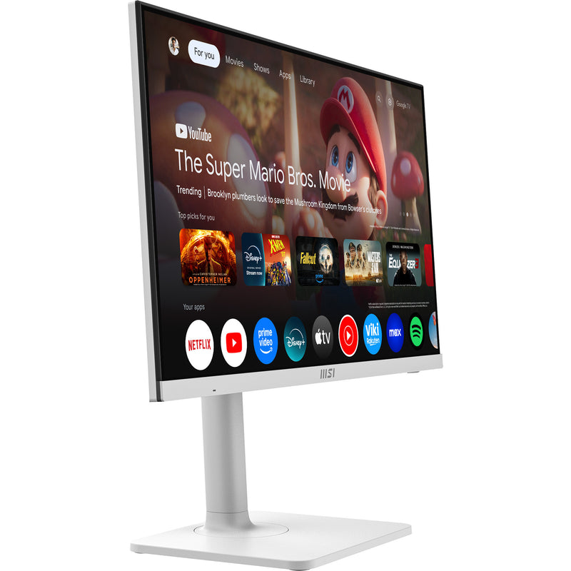Load image into Gallery viewer, Msi modern md272upsw 27 4k uhd monitor (wit, hdmi, displayport, 2x usb-a, usb-c, wi-fi 5, bt, rj-45)