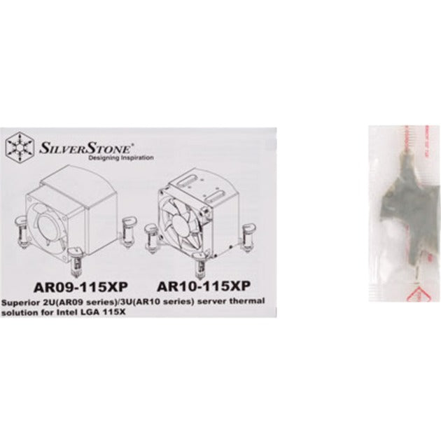 Load image into Gallery viewer, Silverstone ar10-115xp cpu-koeler (zilver, argon series)