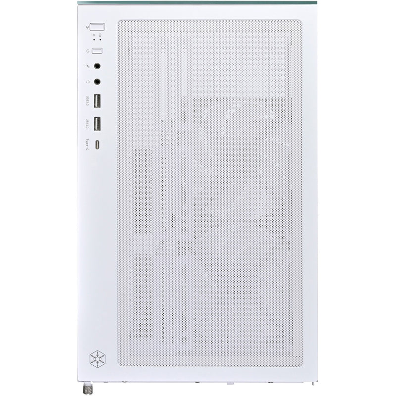 Load image into Gallery viewer, Silverstone lucid 04 mini tower behuizing (wit | 2x usb-a | 1x usb-c | rgb | tempered glass)