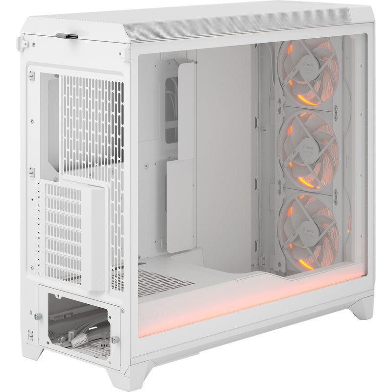 Afbeelding laden in galerijviewer, Fractal design meshify 3 xl ambience pro rgb big tower behuizing (wit | 2x usb-a | 1x usb-c | rgb | tempered glass)
