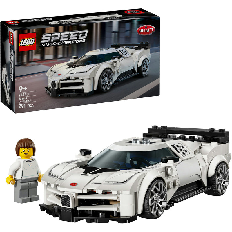 Load image into Gallery viewer, Lego speed champions 77240 bugatti centodieci hyper sportauto