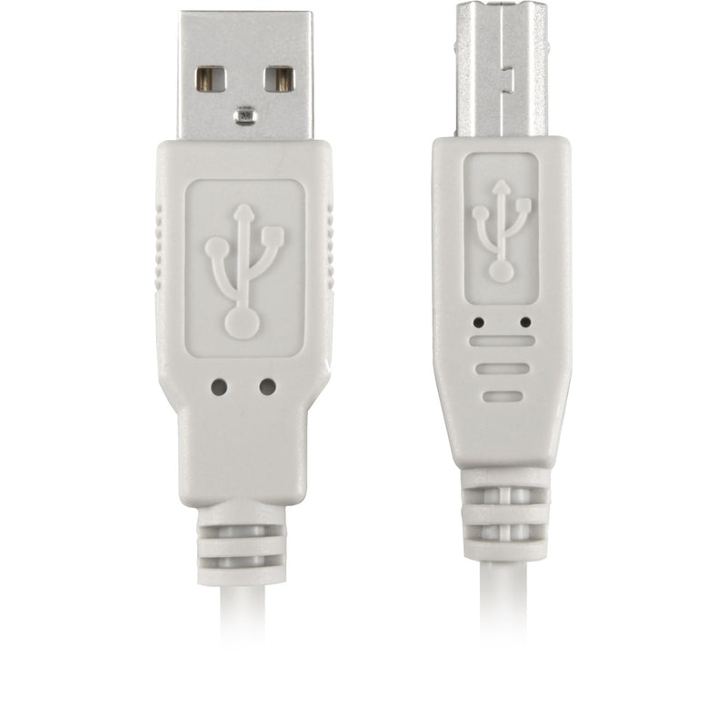 Load image into Gallery viewer, Sharkoon usb-a 2.0 > usb-b kabel (grijs, 0,5 meter)