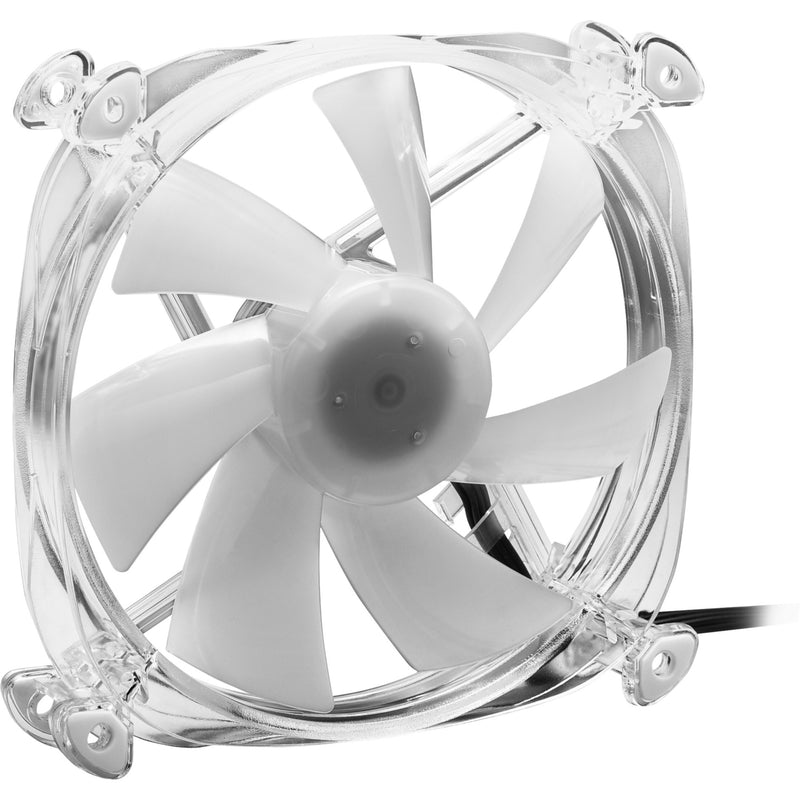 Load image into Gallery viewer, Sharkoon shark disc pwm rgb case fan (transparant, 120 x 120 x 25 mm)