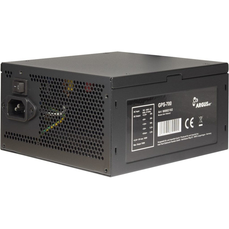 Load image into Gallery viewer, Inter-tech argus gps-700 700 watt voeding (zwart, 4x pcie)