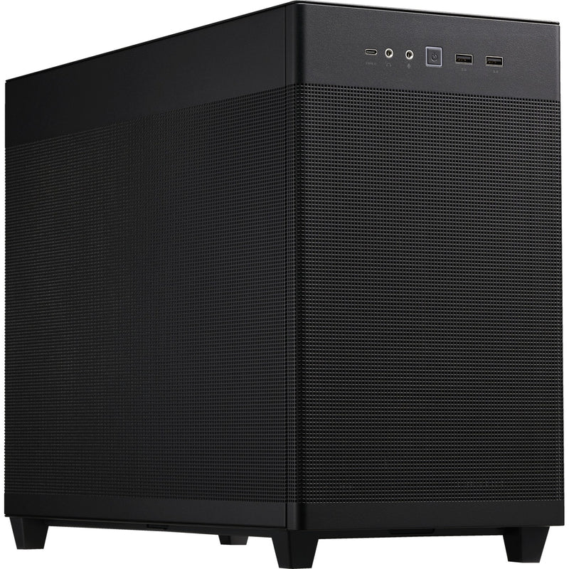 Afbeelding laden in galerijviewer, Asus prime ap201 mini tower behuizing (zwart | 2x usb-a | 1x usb-c)