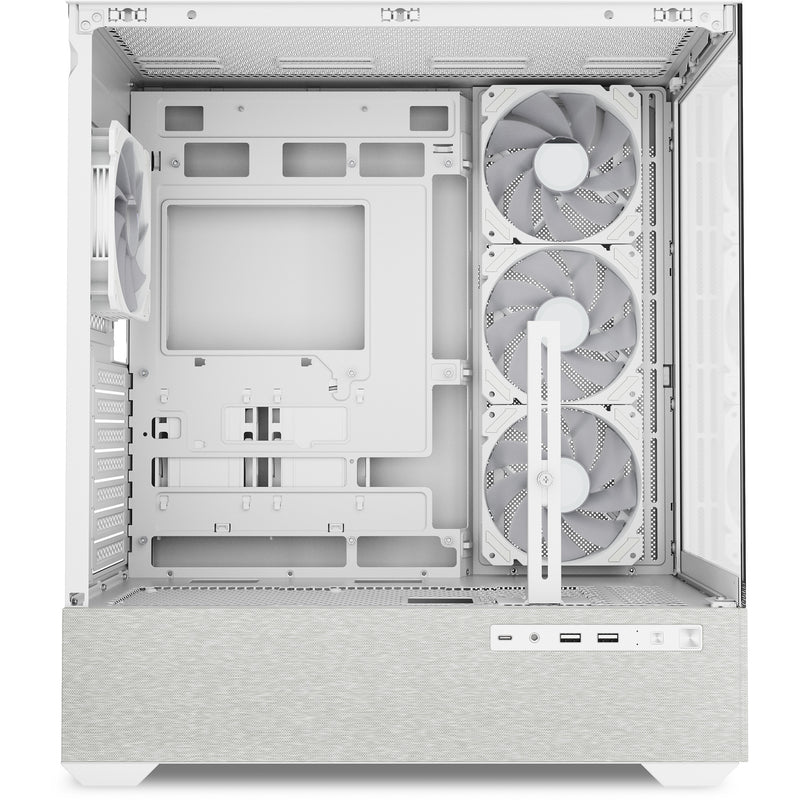 Load image into Gallery viewer, Sharkoon ak7 argb midi tower behuizing (wit | 2x usb-a | 1x usb-c | rgb | window)