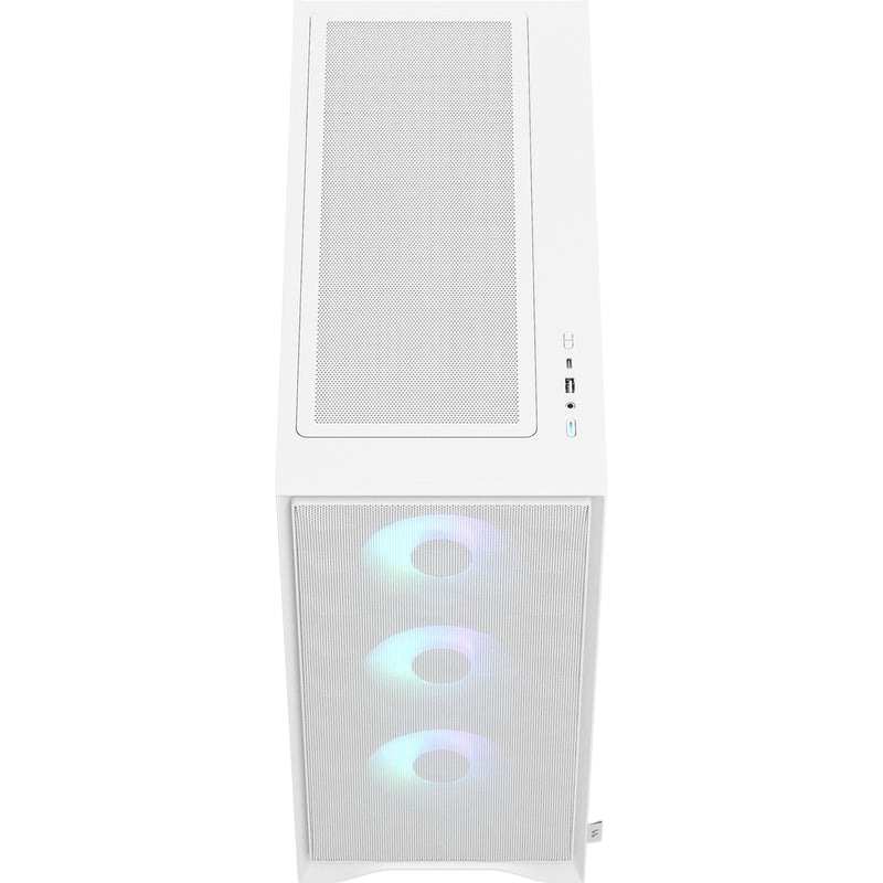 Laden Sie das Bild in Galerie -Viewer, Fractal design pop 2 air rgb midi tower behuizing (wit | 1x usb-a | 1x usb-c | rgb | tempered glass)