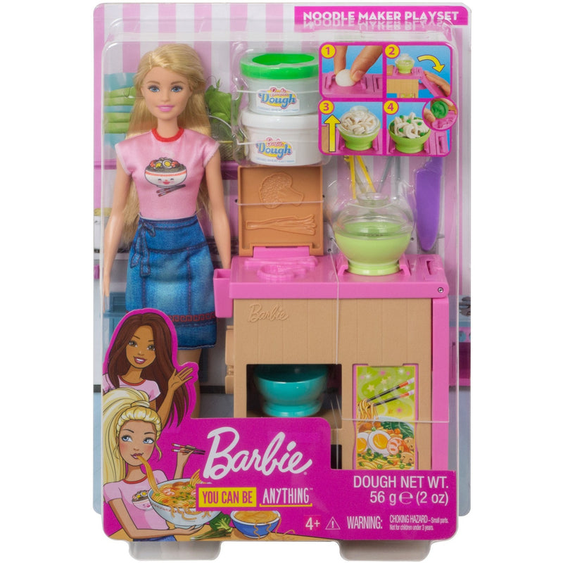Load image into Gallery viewer, Barbie noodle bar speelset en pop