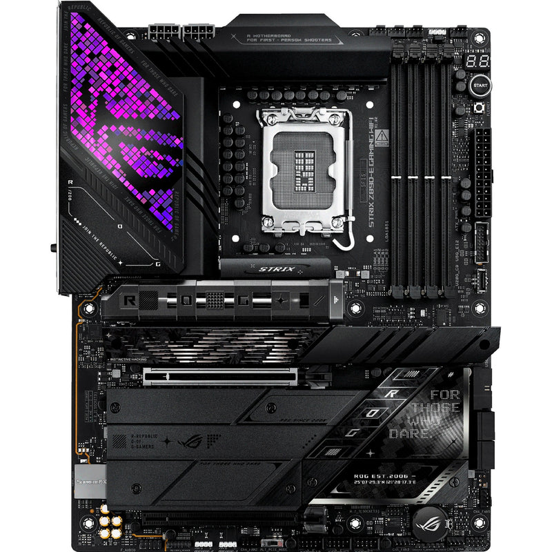 Load image into Gallery viewer, Asus rog strix z890-e gaming wifi socket 1851 moederbord (zwart, raid, 5gb-lan, wi-fi 7, bt, sound, atx)