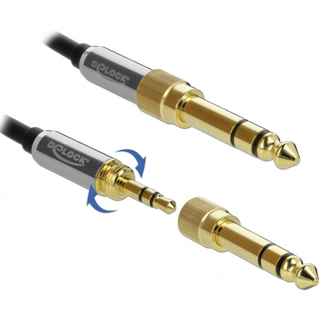 Load image into Gallery viewer, DeLOCK Stereo Jack 3,5 mm 3-Pin male > female