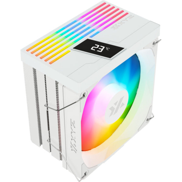 Afbeelding laden in galerijviewer, Xyz pc gear thermax 4 pulsar a-rgb cpu-koeler (wit, argb, pwm)