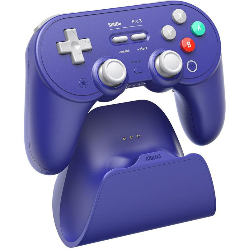 ギャラリービューアに画像をロードする, 8bitdo pro 3 bluetooth gamepad (paars wit, switch 1 2, pc, android, 2.4 ghz bluetooth usb)