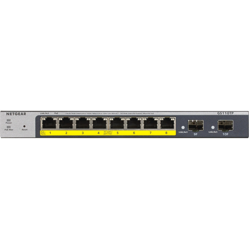 Load image into Gallery viewer, Netgear gs110tp v3 switch