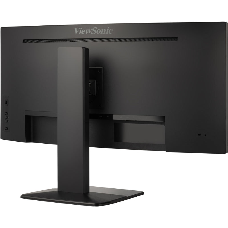 Cargue la imagen en el visor de la galería, Viewsonic uwqhd curved docking monitor met kvm-switch vg3419c 34 ultrawide (zwart (mat), 1x hdmi, 1x displayport, usb-a, usb-b, usb-c, lan, audio)